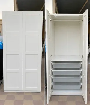 دولاب الملابس من ايكيا لون ابيض