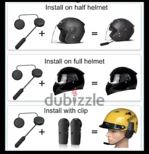 Headset Bluetooth for helmet  or cap with microphone