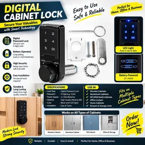 Digital Password Cabinet Lock for Sale – 20 BD