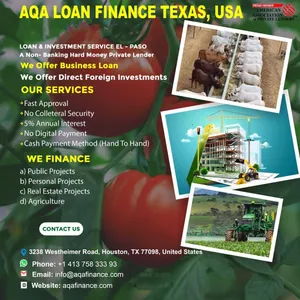 Business loans and private investment services available by AQA Financial Services
