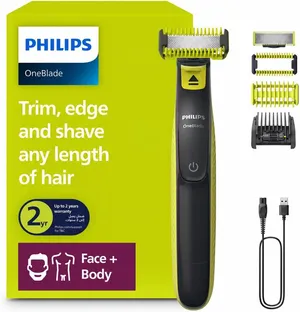 ماكينة فيليبس حلاقة الوجه والجسم 5 في 1 للرجال Philips OneBlade Face + Body
