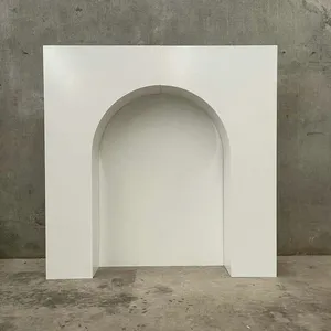 خلفية بالخشب القوي مع إظاءه LED