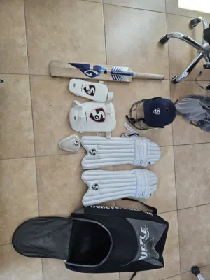 cricket kit for sale. contact me if interested. rarely used except bat .