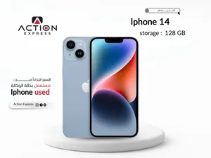 IPHONE 14 ( 128GB ) USED // ايفون 14 ذاكره 128 جيجا مستعمل بحاله الوكاله
