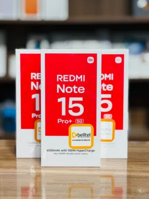 ريدمي نوت 15 برو بلس 5G , ذاكرة 512GB رام 12 جديد ضمان سنة