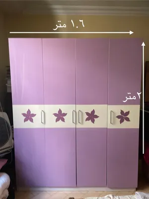 غرفة نوم خزانة دولاب بناتي للأطفال وكنبة أميرات ديزني