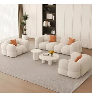 Sofa 5 person water proof fabric original wood soft foam 3 person and 2 single and also L shape joor
