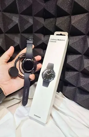 ساعة سامسونج Galaxy Watch4 Classic حجم 46 ملم –مع الشاحن والباكيت Samsung Galaxy Watch4 Classic 46mm
