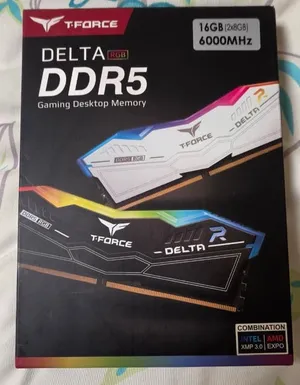 T-FORCE DELTA RGB DDR5 16GB RAM (Black)