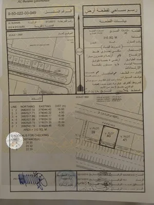 أرض تجاريه خلف مستشفى البريمي