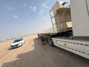 ترله تريله  للتأجير مقطوره للايجار فقط flat  bed trailler for rent only