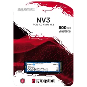 500GB KINGSTON M.2 NVME GEN 4.0 UP TO 5000MB/s SPEED DESKTOP - LAPTOP GAMING SSD