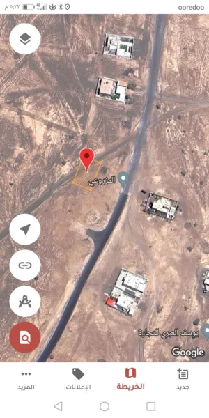 ارض كورنر سكنيه على شارع رئيسي الطيب 2 مساحتها 602 رقم واحد من الشارع