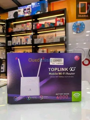 راوتر TOPLINK الأصلي 5G LTE عايز نت سريع وثابت في البيت أو المكتب؟ راوتر TOPLINK 5G بيديك حل عملي