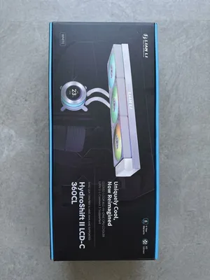 Lian Li HydroShift II LCD-C 360CL White AIO Cooler – Mint Condition