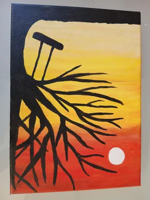 لوحات فنية رسم يدوي