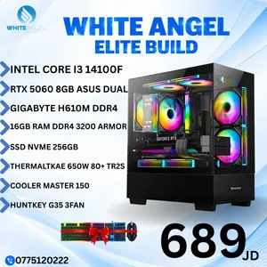 Intel Core i3 14th Gen + NVIDIA GeForce RTX 5060 8GB + 16GB RAM
