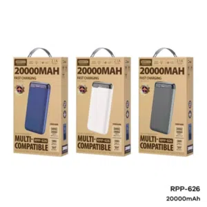 REMAX RPP-626 20000mAh RUINAY SERIES باور بانك2.1A FAST CHARGING POWER BANK