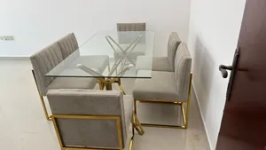 طاولة سفرة طعام من 6 كراسي