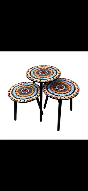 طقم طاولات مزخرفة 3 قطع موديل X-2509