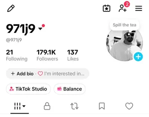 حساب تيك توك 179K الف متابع حقيقين بارخص سعر فالسوق