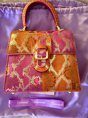 [S'UVIMOL]  Madison - Graphic Natural PYTHON (Original Thailand Brand) Last piece out of stock !