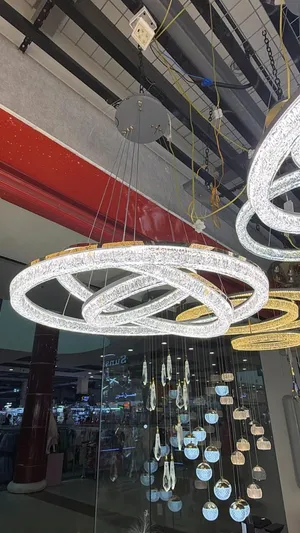 Modern LED Ring Pendant Chandelier - Large Contemporary Ceiling Light