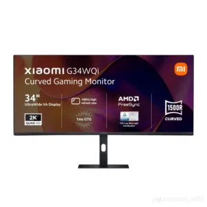 شاشة العاب 2026 G34WQI xiaomi جديدة مكرشمة(كاش فقط)