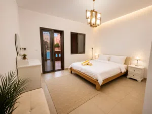 شقق فاخرة للإيجار داخل تالابية العقبة Sea View & Pools Apartments for rent in Aqaba Talabay