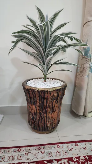 Indoor Artificial Plant for Sale with Pot and Stones