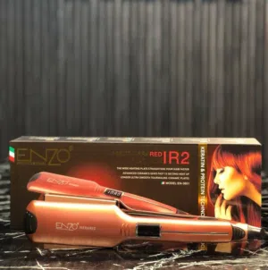 مملس انزو ستريتر ENZO 1080 بخاصيه الليزر لمنع تقصف كاوي شعر صالونات ومنزلي ستريت مكوى