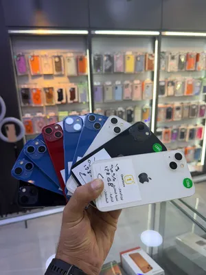 iPhone 13 128 GB used ايفون 13 128 جيجا مستعمل بطاريه من83/97 % أجهزه بحاله وكاله كفاله 12 شهر