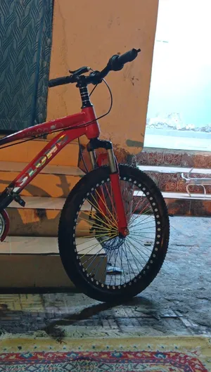 red bicycle