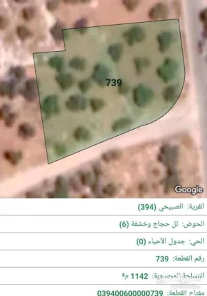 ارض للبيع الموقع