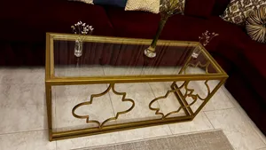 طاولات طقم ذهبي مطفي