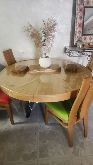 طاوله سفره قطر 140 بتفتح ل 188 سم