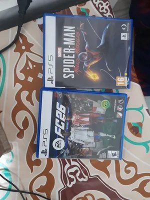PS5 FC26(1800 ج)& spider man( 1200 ج)