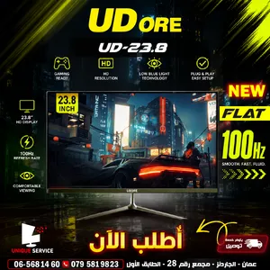 شاشات / شاشه جيمنغ يودور 24 انش UDORE UD-23.8 100Hz Monitor ips / HDMI, DP , DC , Audio