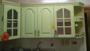 مطبخ خشب كامل للبيع بالرخام