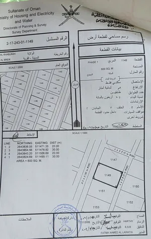ارض سكنية للبيع مرتفعات البريك