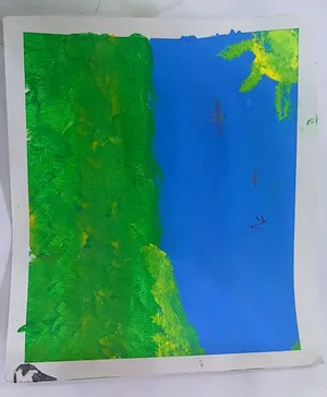 لوحه جميله تعبر عن الصيف وجماله
