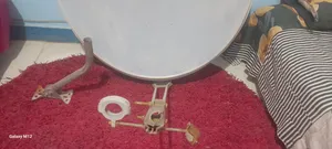 طبق دش مستعمل بريفكس أصلى اصدار خاص 110 سم معه المشتملات الأساسية قاعدة وذراع مزدوج ومسطرة