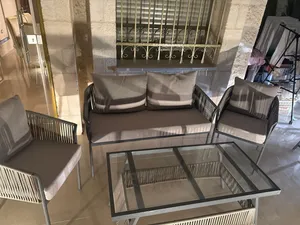 طقم حديد والمنيوم مدهون حراري لون سكني فاتح ضد الرطوبة والصداء..من جديد شتورز..الفرش وتربروف ..