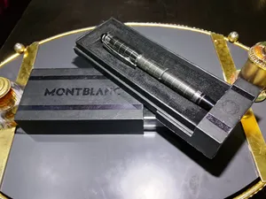 قلم مونت بلانك أصلي مستعمل وطقم كروس أصلي جديد Montblanc & Cross