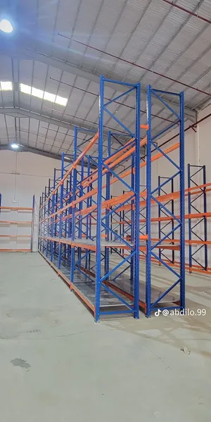 رفوف مستودعات شركات وأسواق وتموينات