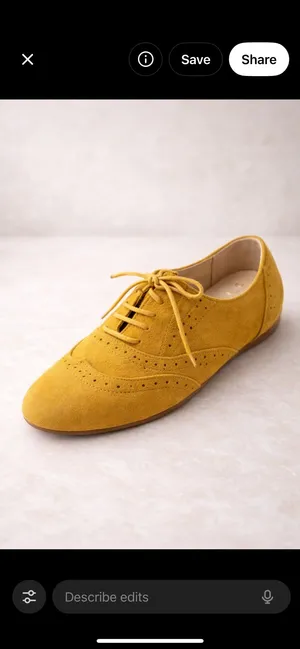 Mustard Yellow OlliO Shoes