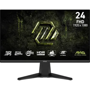شاشه جيمنج 24 انش تردد 240 هرتز MSI 24 INCH 1080P FULL HD 240HZ 0.5MS RAPID IPS PANEL GAMING MONITOR