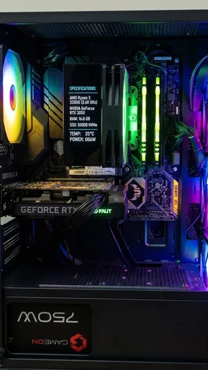 للبيع PC Gaming نظيف جداً - RTX 3050 / 750W