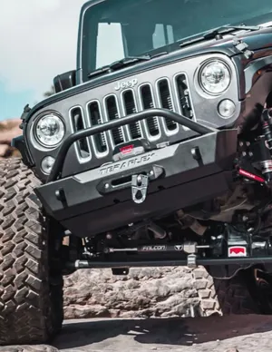 JK: ROCKGUARD CREST FRONT BUMPER