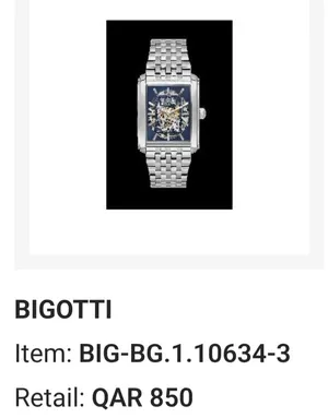 BIGOTTI AUTOMATIC WATCH for only QR 350